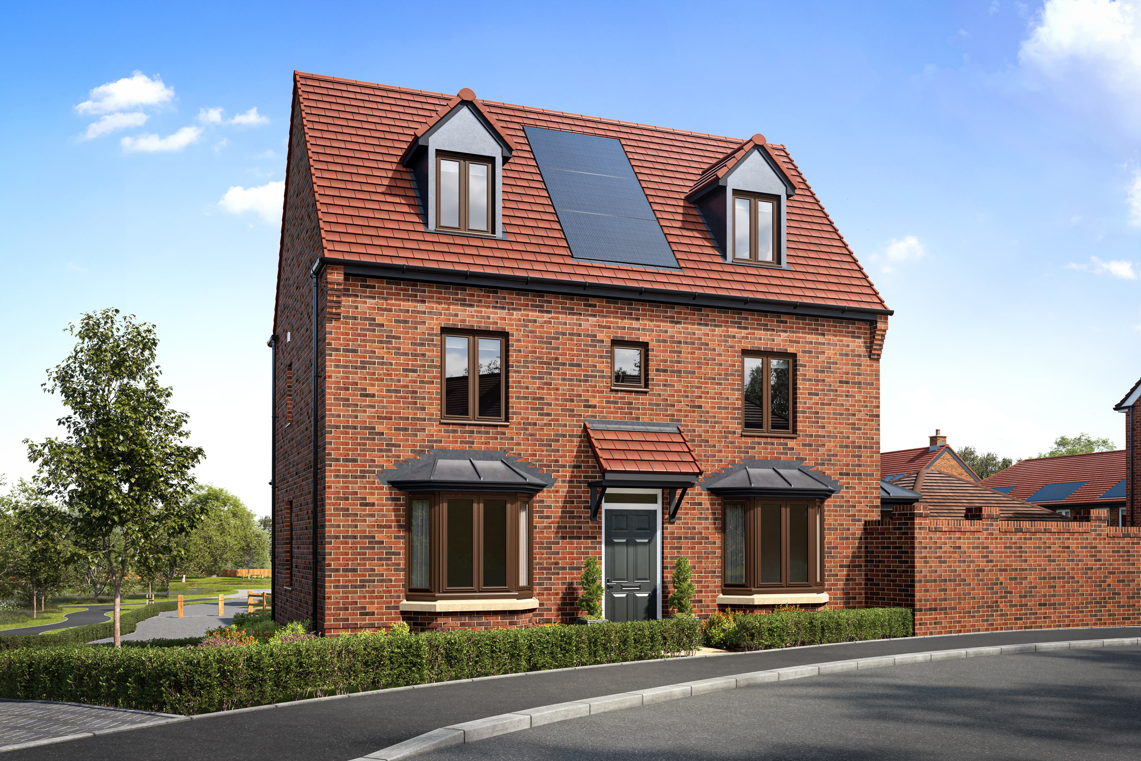 Plot 35, The Hertford, New Lubbesthorpe, Tweed Street, Leicester, LE19 - photo 1 of 1